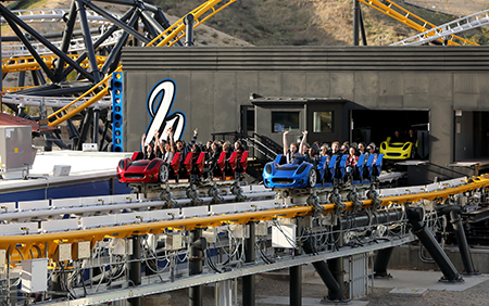 Six Flags West Coast Racers Ride