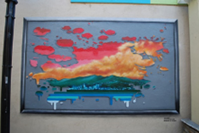 Burbank-City-Skyline Burbank City Skyline Mural