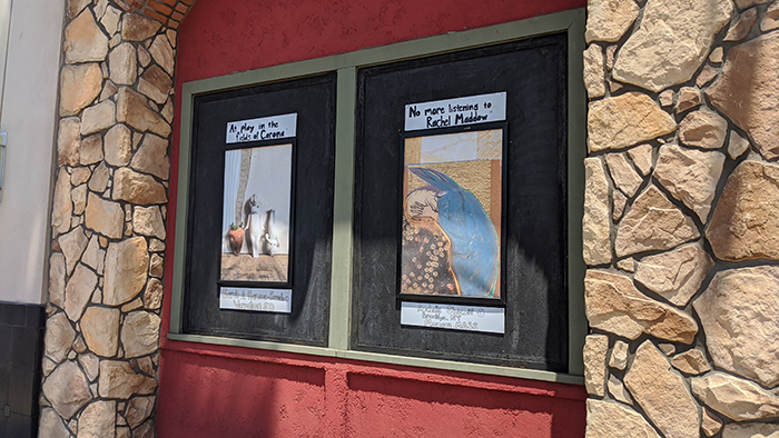 Flappers Comedy Club Presents Drive-By Art Gallery Installation