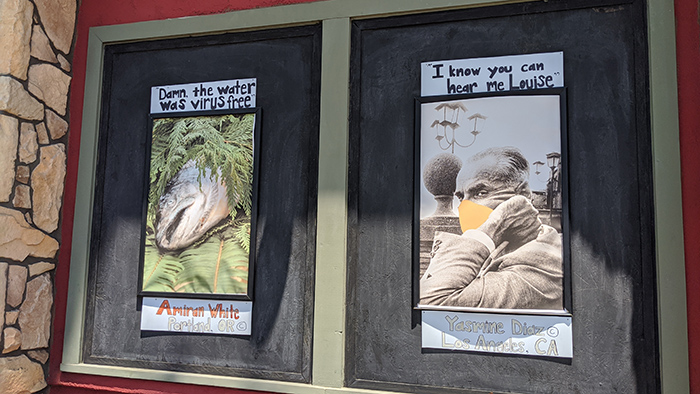 Flappers Comedy Club Presents Drive-By Art Gallery Installation