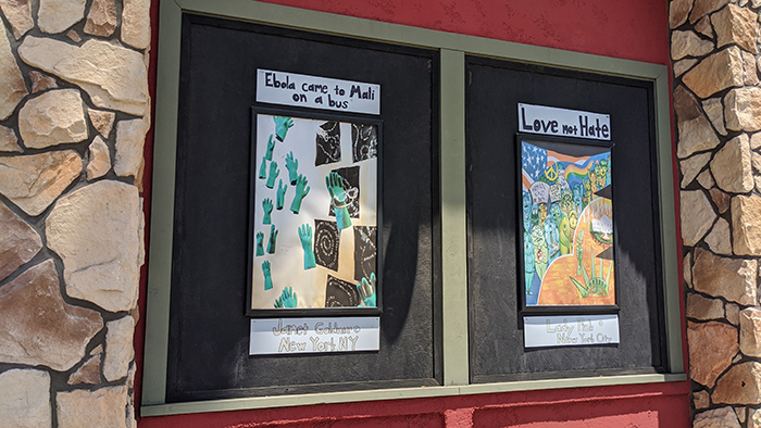 Flappers Comedy Club Presents Drive-By Art Gallery Installation