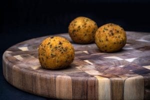 Sea Food Potato Ball at Portos Bakery in Magnolia Park, Burbank