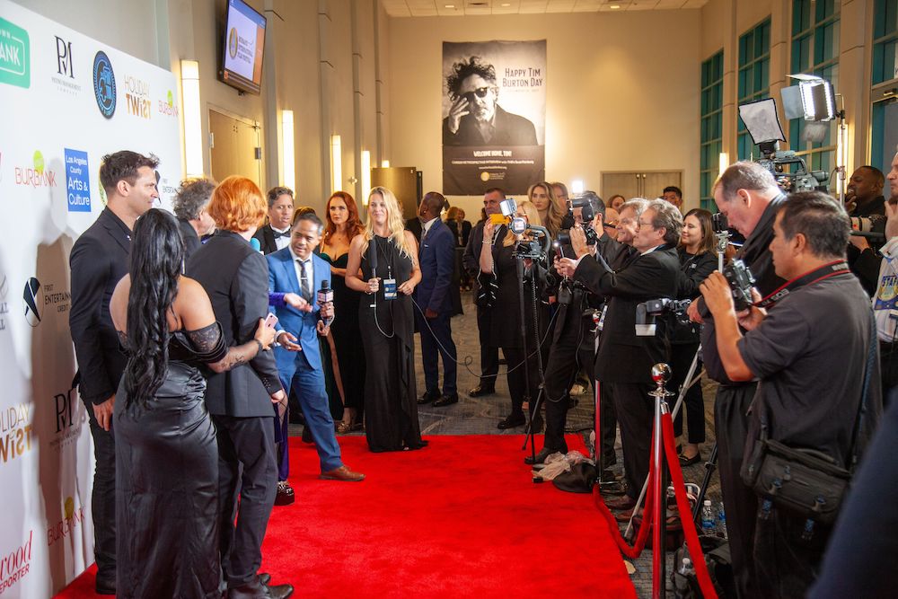 Burbank International film festival red carpet