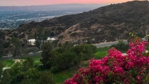 California sunset from Castaway during DineLA