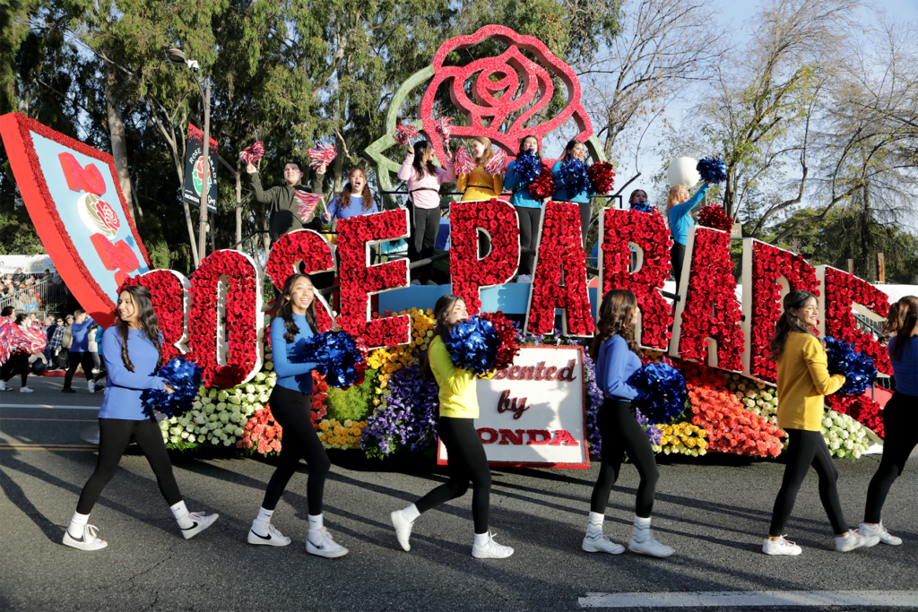 Rose parade float